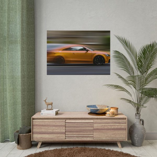 101875-208.jpg Fast Sport Car on Road Poster