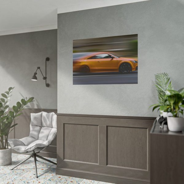 101875-209.jpg Fast Sport Car on Road Poster