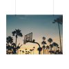 101875-216.jpg Silhouettes of a Basketball Court Poster