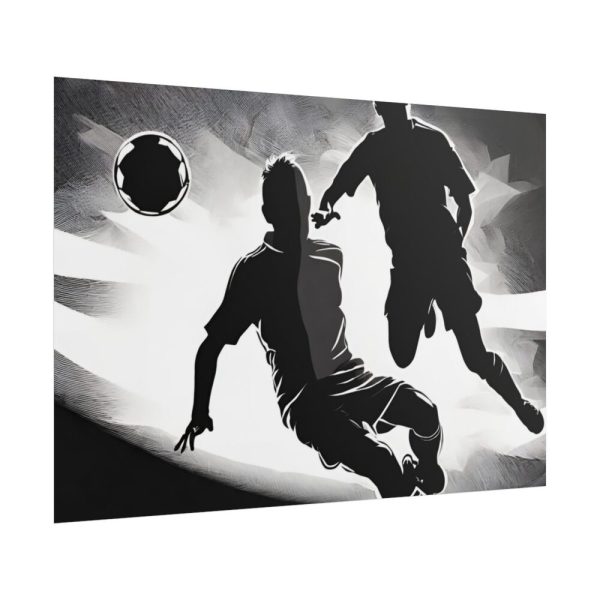 101875-222.jpg Soccer Players With The Ball Poster