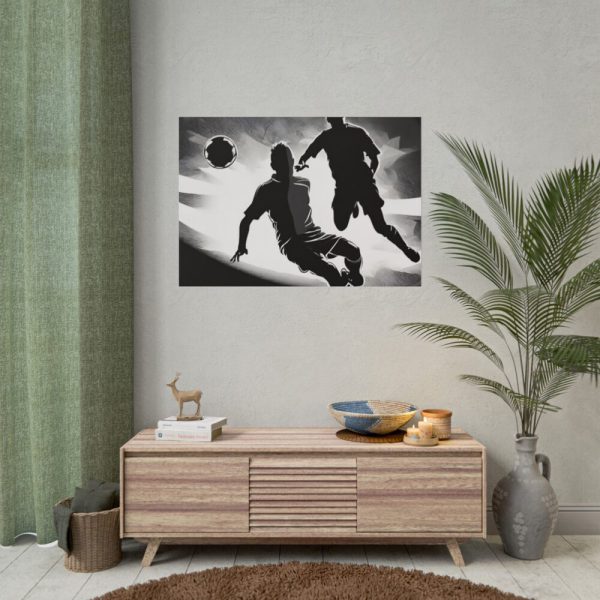 101875-223.jpg Soccer Players With The Ball Poster