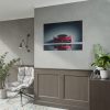 101875-284.jpg Sleek Red Sports Car Poster