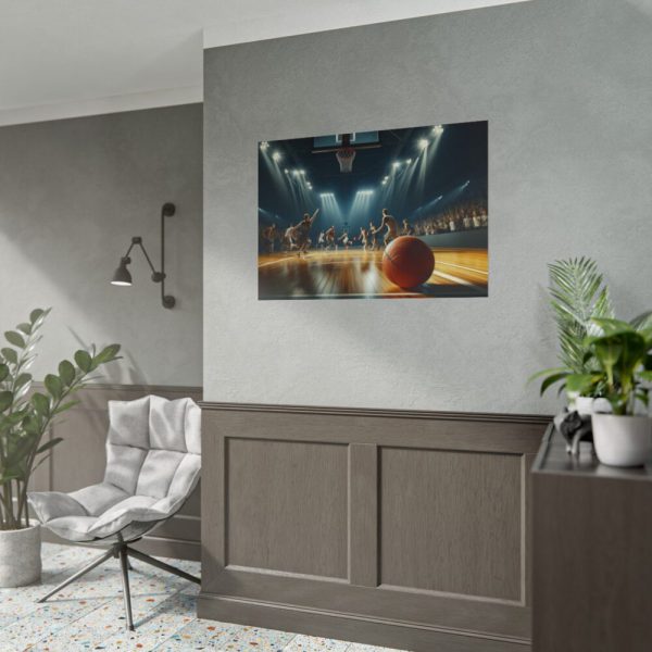 101875-319.jpg Energy and Excitement of a Basketball Game Poster