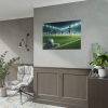 101875-324.jpg Soccer Game with Players in Action Poster