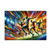 101875-355.jpg Soccer Players in Action Poster