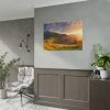 Beautiful Mountain Glow in Sunset Poster