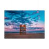101875-411.jpg Lifeguard tower number 8 at the Bradley Beach Poster