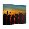 Kids Silhouette Poster