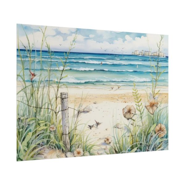 Painting of Ocean Waves Poster