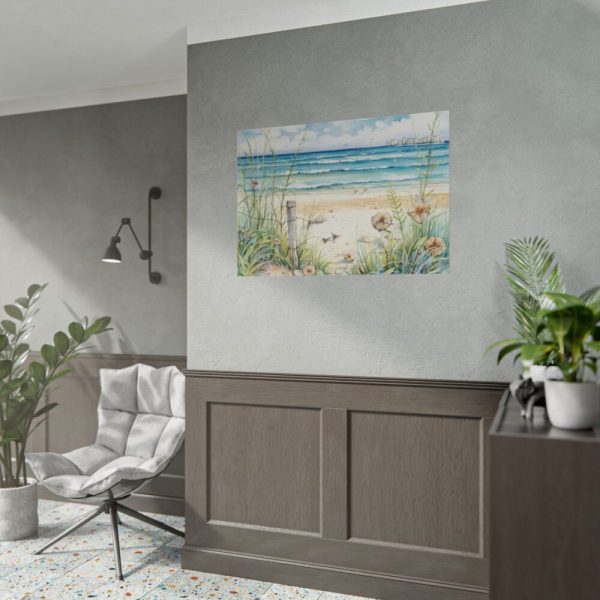 Painting of Ocean Waves Poster