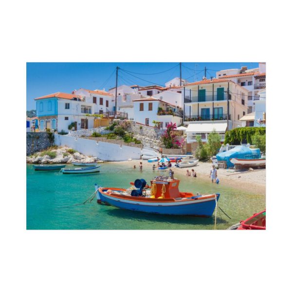 101875-475.jpg Greek Coastal Town Poster