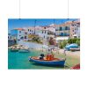 101875-476.jpg Greek Coastal Town Poster