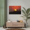 101875-48.jpg Horse Silhouette During Sunset Poster