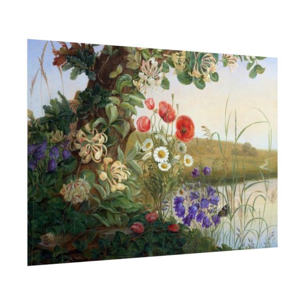 101875-497.jpg Still Life Floral Wildflowers Wreath Poster