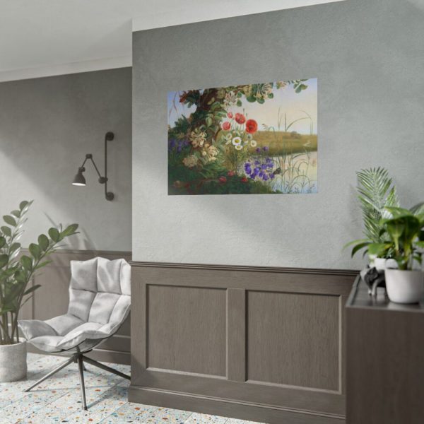 101875-499.jpg Still Life Floral Wildflowers Wreath Poster