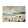 101875-521.jpg Beach Scene With People Poster