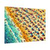 Aerial View of Vibrant Beach Scene Poster