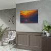 Brown Boat Near Dock Poster