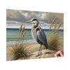 101875-552.jpg Heron on Sandy Beach Poster