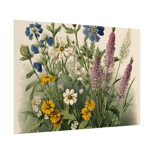 101875-562.jpg Vintage Wildflowers Poster