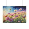 101875-576.jpg Wildflowers on Rough Texture Poster