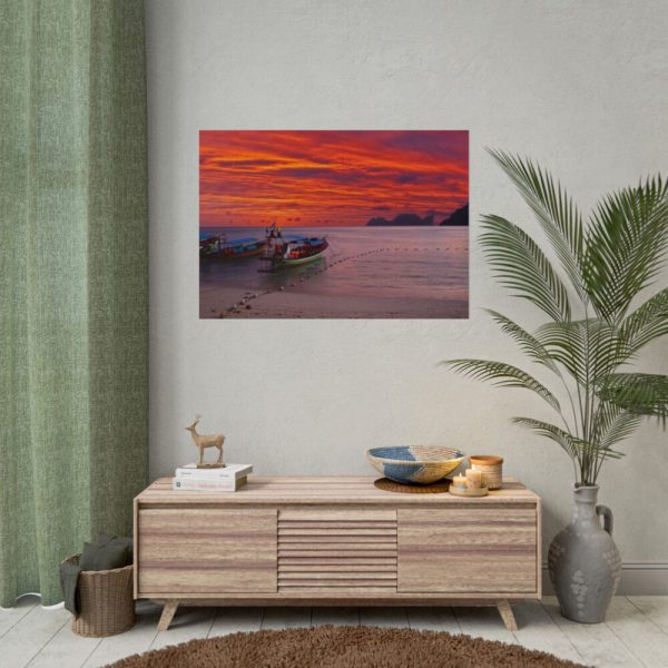 101875-58.jpg Sunset Beach Poster
