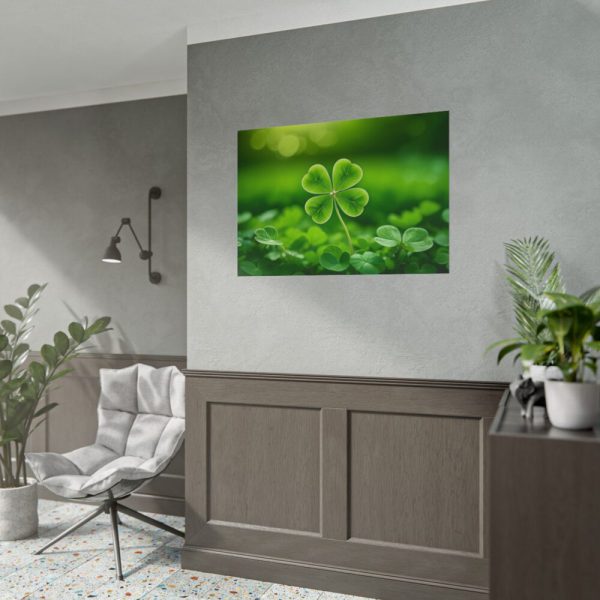 101875-589.jpg Four-leaf Clover Luck Poster