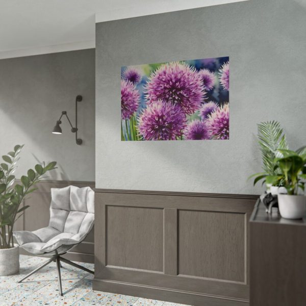 101875-594.jpg Ornamental Allium Flower Poster