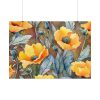 101875-596.jpg Saffron Flower Grunge Poster