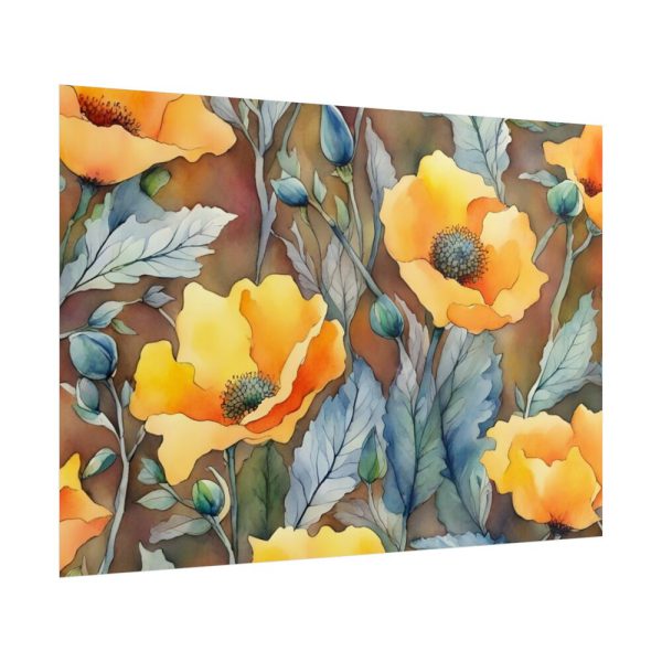 101875-597.jpg Saffron Flower Grunge Poster
