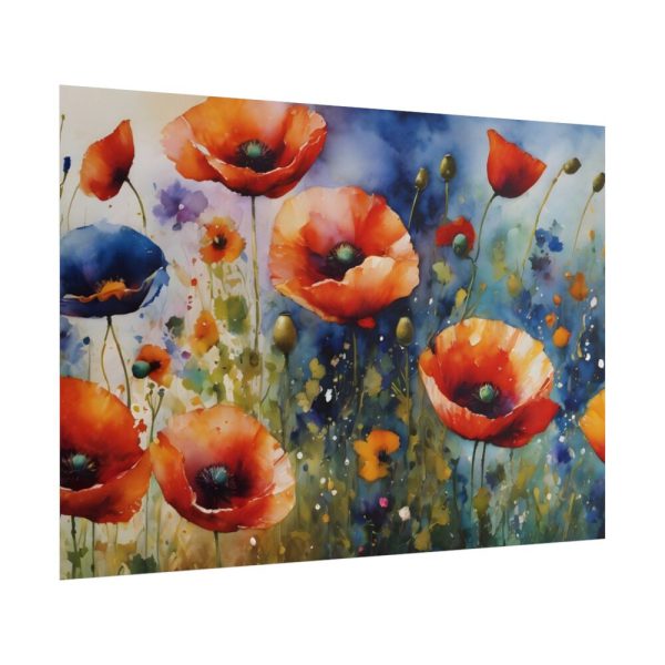101875-607.jpg Poppies Flowers Wildflowers Poster