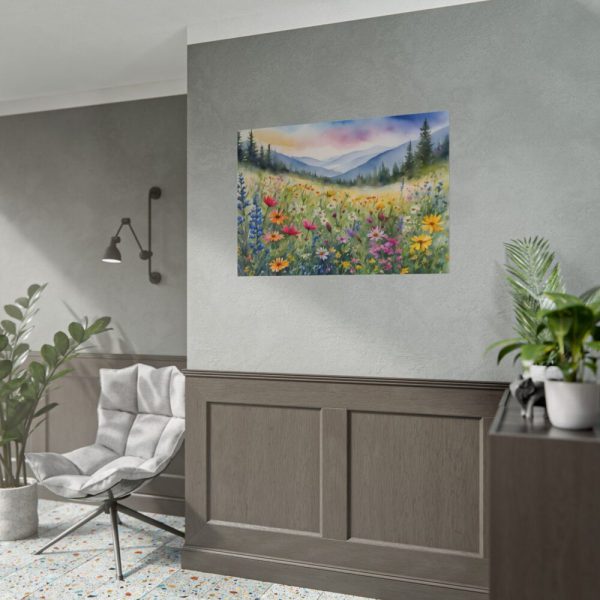 101875-614.jpg Landscape Wildflowers Fields Meadows Poster