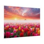Tulip Field In The Morning Poster - Image 13