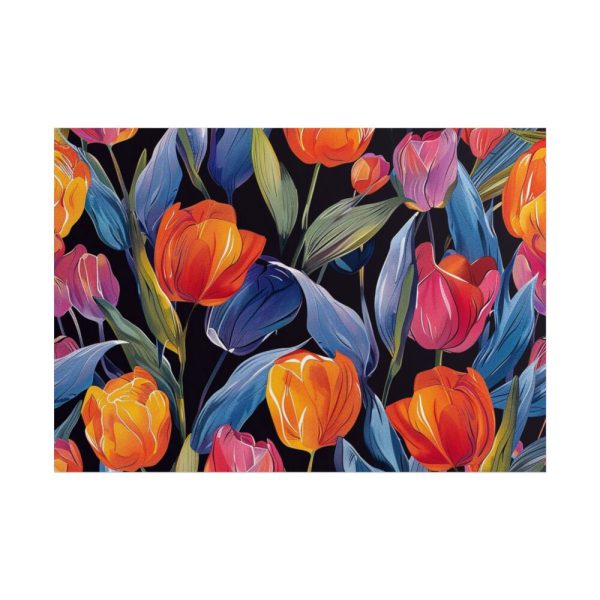 101875-620.jpg Colorful Tulip Pattern Poster