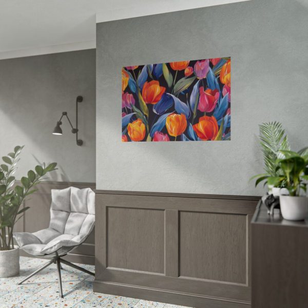 101875-624.jpg Colorful Tulip Pattern Poster