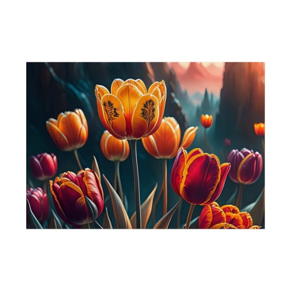 Yellow Tulips Flower Poster
