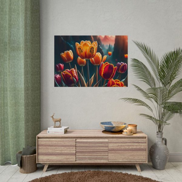 Yellow Tulips Flower Poster