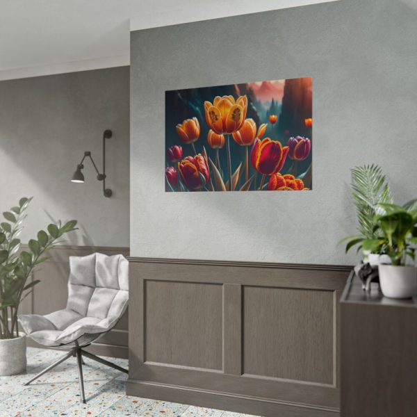 Yellow Tulips Flower Poster