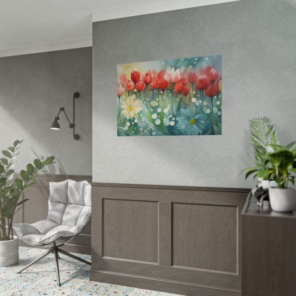 101875-649.jpg Flower Field of Tulips Poster