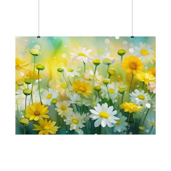 101875-666.jpg Yellow Daisey Field Poster