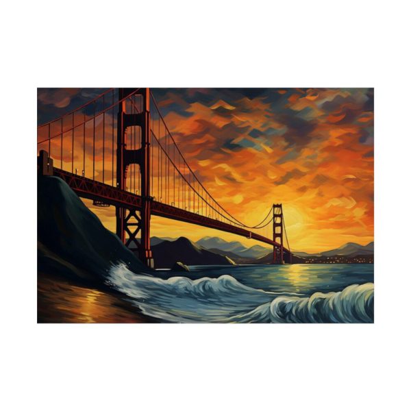 101875-70.jpg Golden Gate Bridge Painting Poster