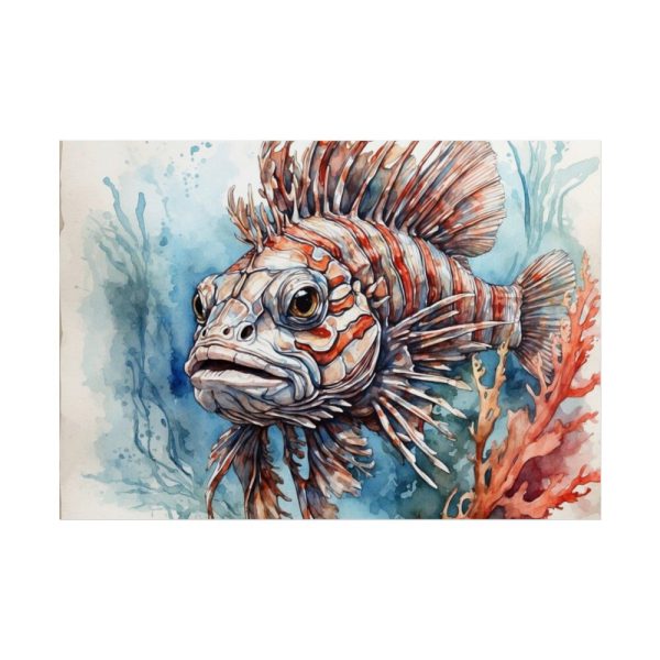 Colorful Lionfish Poster
