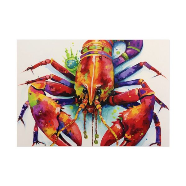 101875-705.jpg Mardi Gras Crayfish Art Poster