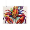 101875-706.jpg Mardi Gras Crayfish Art Poster