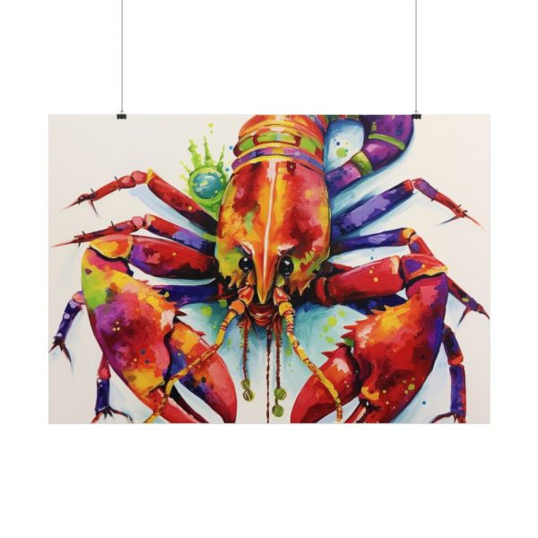 101875-706.jpg Mardi Gras Crayfish Art Poster