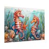 Colorful Seahorse Poster