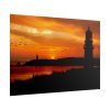 101875-77.jpg Sunset Ocean Lighthouse Silhouette Poster