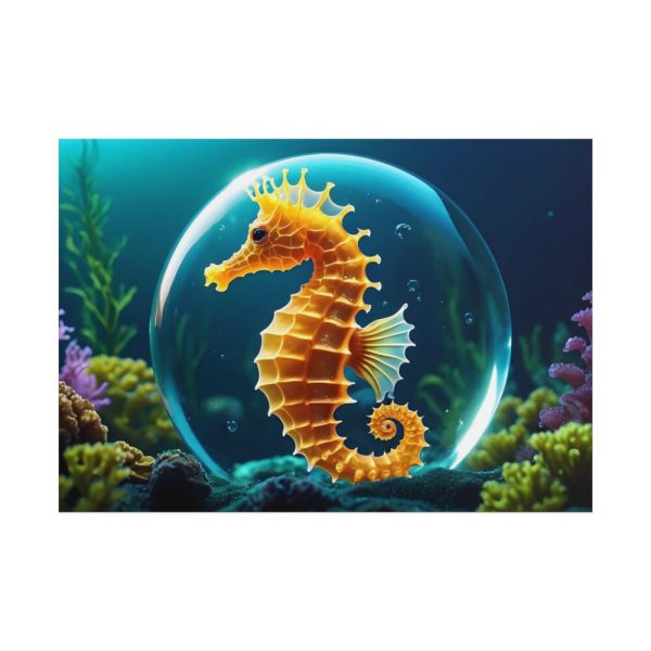 Seahorse Fantasy Art Poster