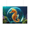 Seahorse Fantasy Art Poster