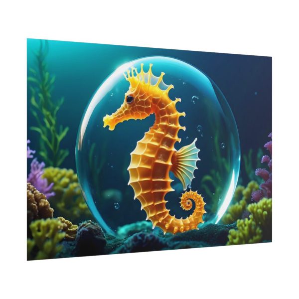 Seahorse Fantasy Art Poster